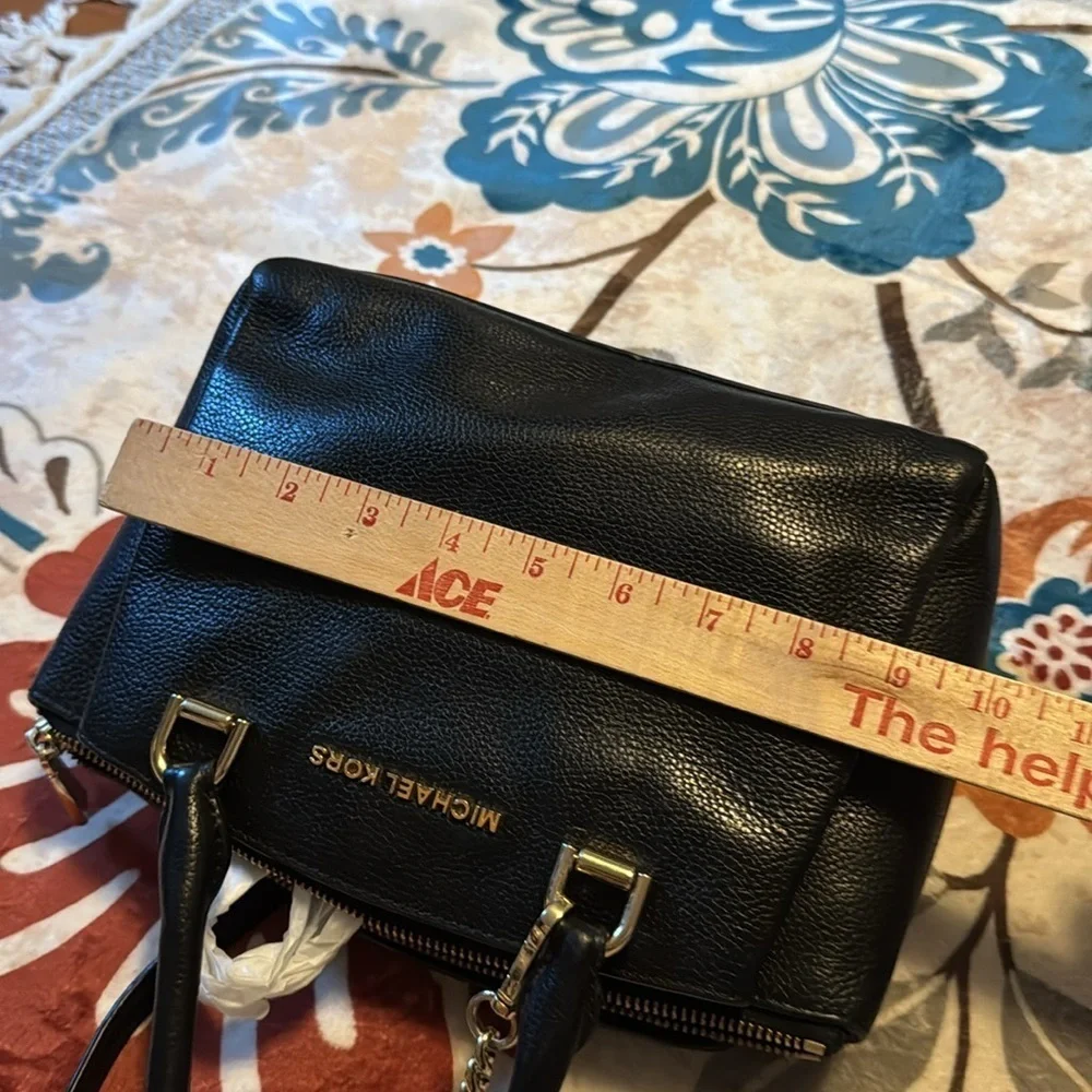 Michael Kors Black Leather Handbag